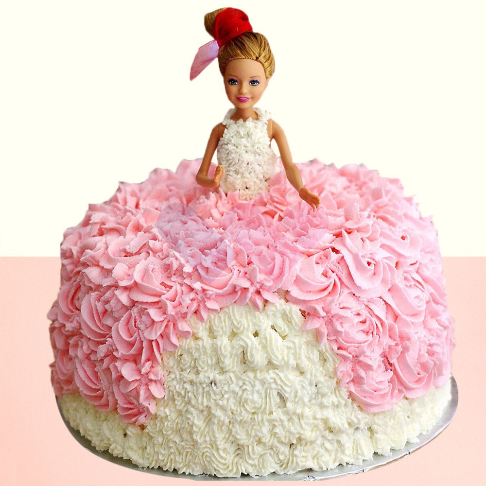 Barbie Doll Cake - Luv Flower & Cake