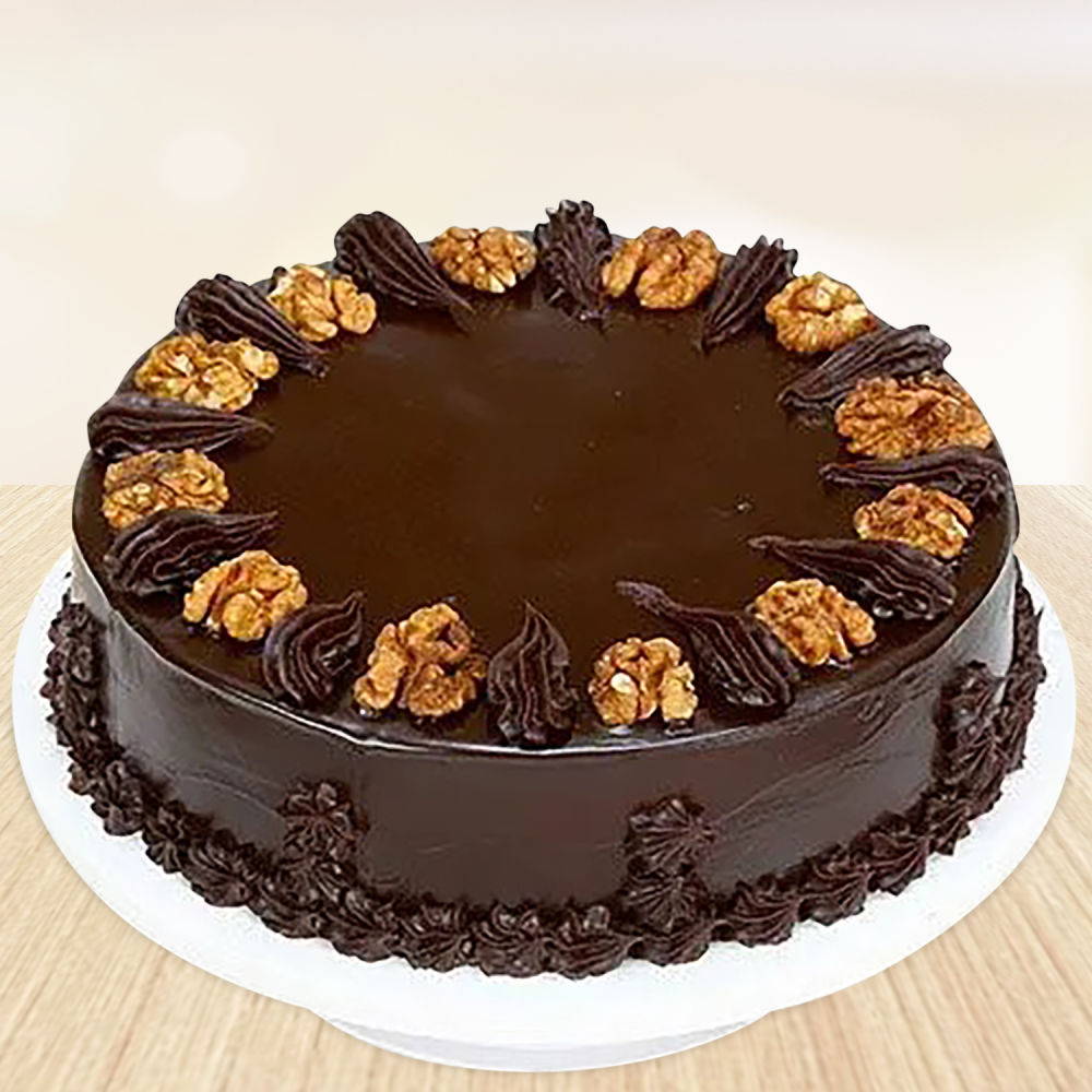 Moist and Delicious Chocolate Walnut Cake - Maria's Kitchen