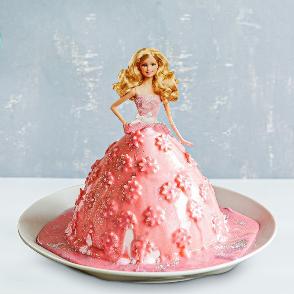 Barbie Party Princess Edible Cake Topper Image - Walmart.com