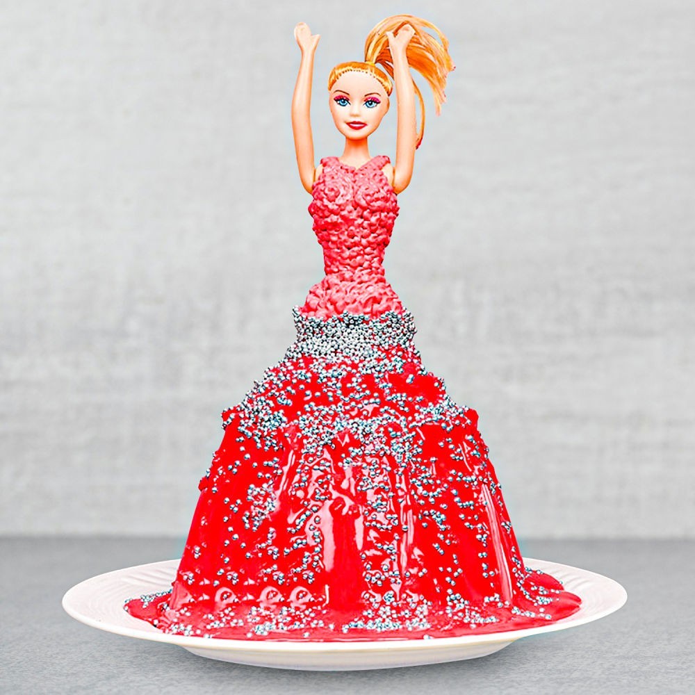 Decent Barbie Doll Cake