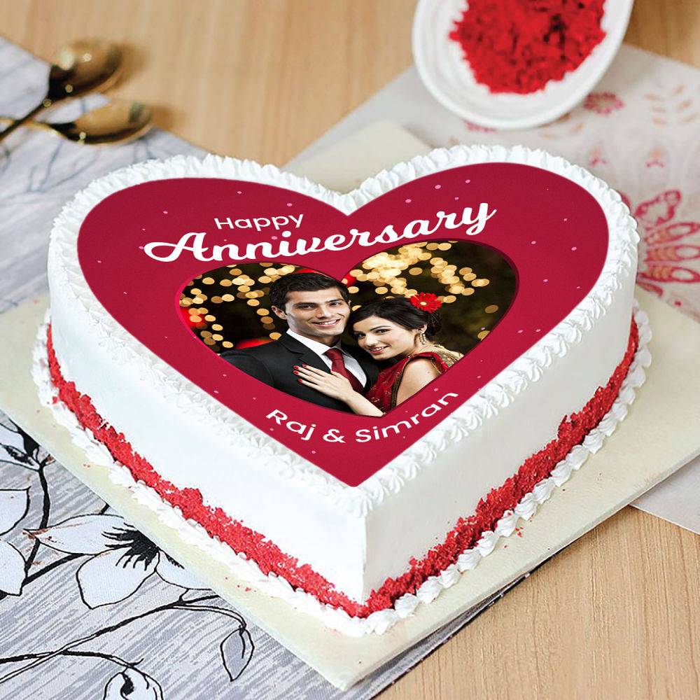 Order Anniversary Cakes Online | Cakiyo | Romantic Cakes