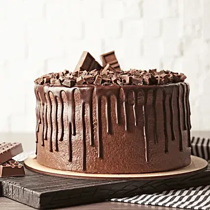 Rich Chocolate Cake - Luv Flower & Cake