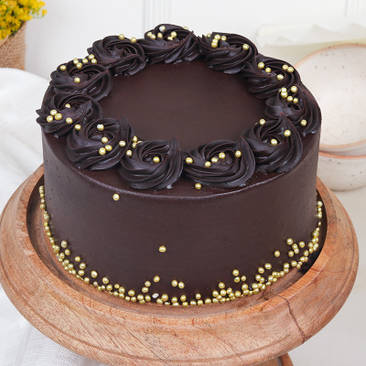 Elegant Ultra Detailed Chocolate Cake Photo · Creative Fabrica