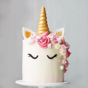 Pink Blossom Unicorn Cake
