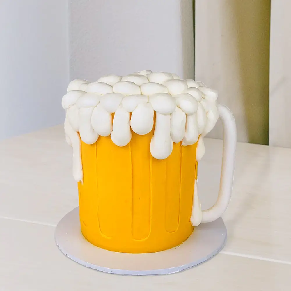 Order Beer Theme Cake 1 Kg Online at Best Price, Free Delivery|IGP Cakes