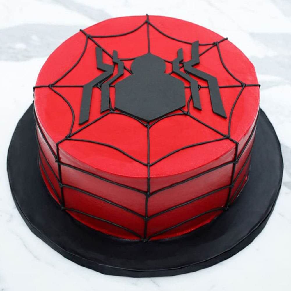 Spiderman Cake - Aayi's Recipes