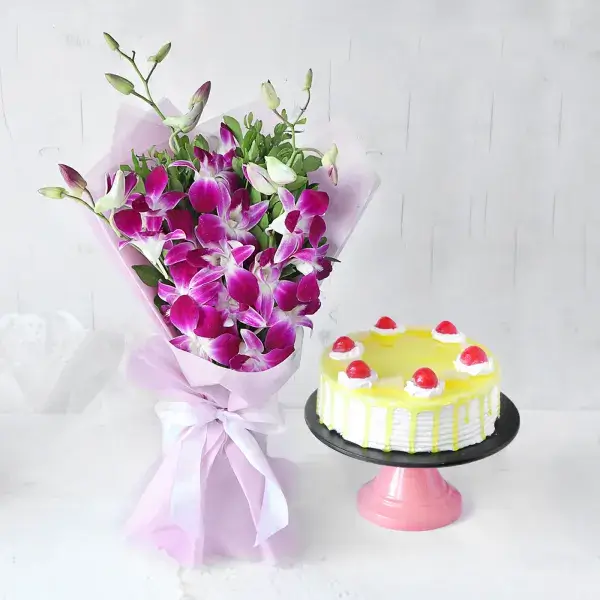 My Sweet Bouquet With Cake | Winni.in