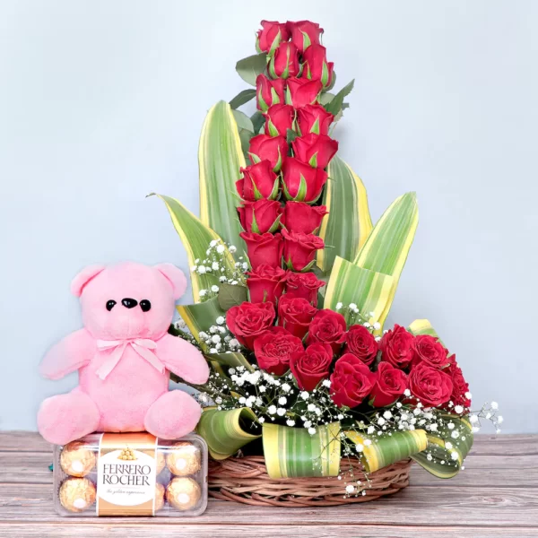 Flowers and Teddies