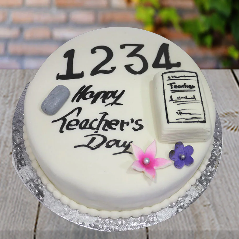 Buy Teacher's Day Cake: A Sweet Tribute to Educators at Grace Bakery,  Nagercoil