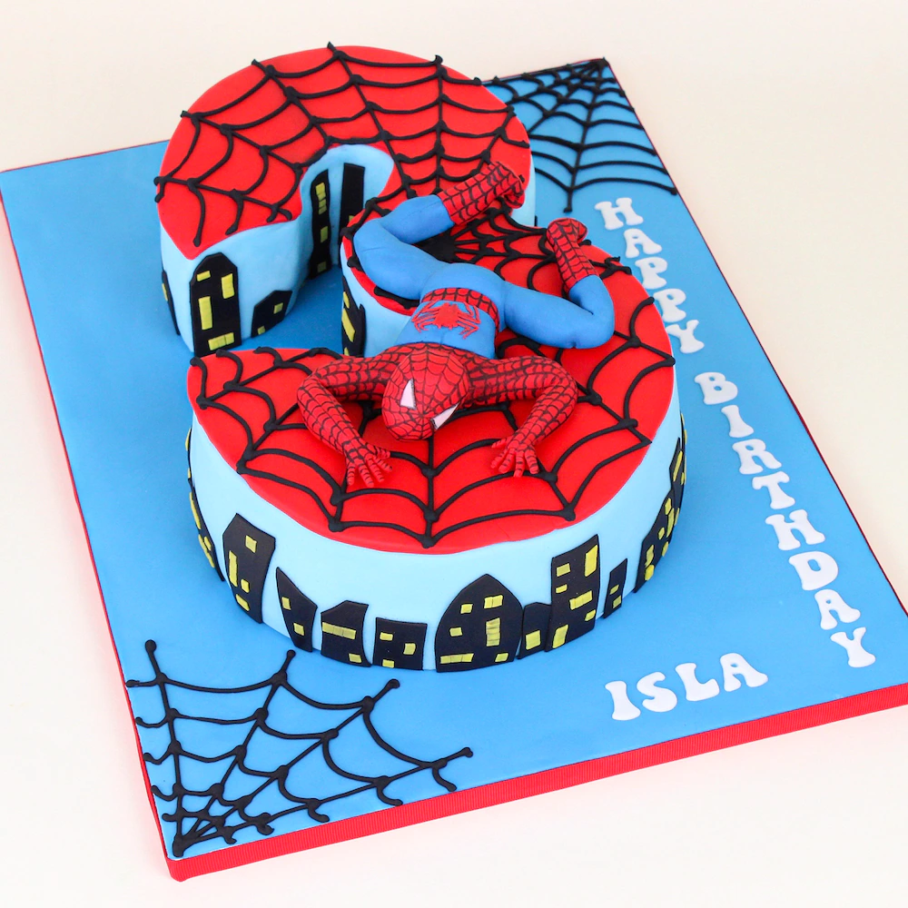 Spiderman Web Cake | Simple Spiderman Cake | Spiderman Birthday Cake –  Liliyum Patisserie & Cafe