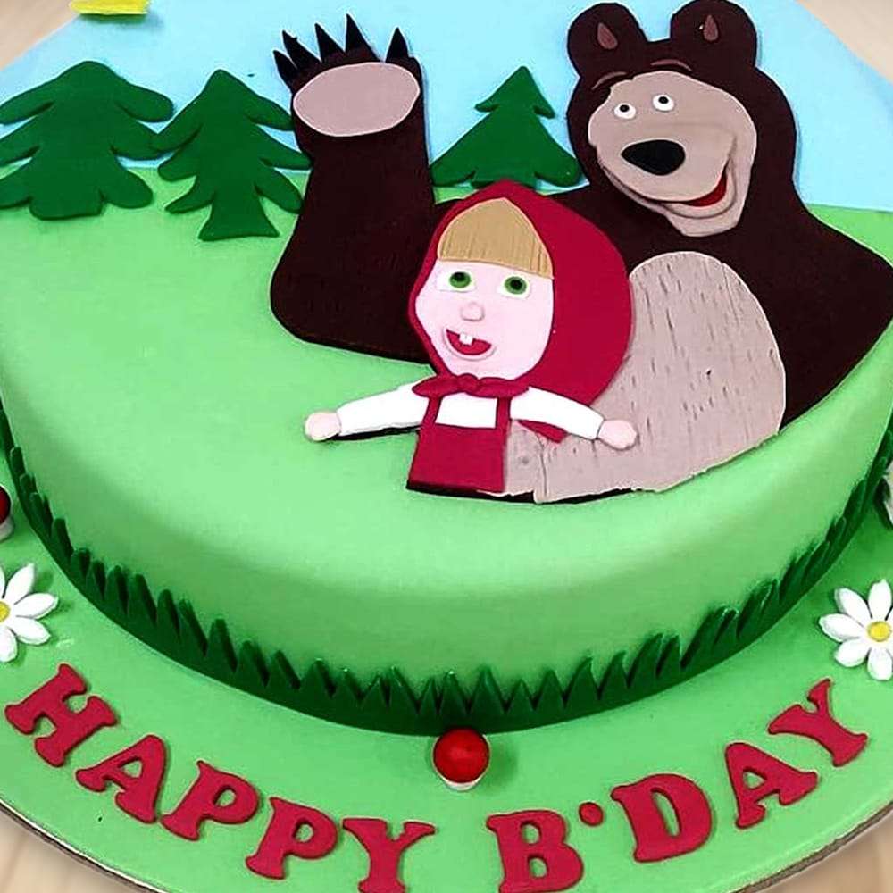 Bake My Cake - Naughty Masha and the bear headed to... | Facebook