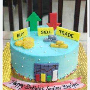 Share market cake | Cake, Themed birthday cakes, Beautiful birthday cakes