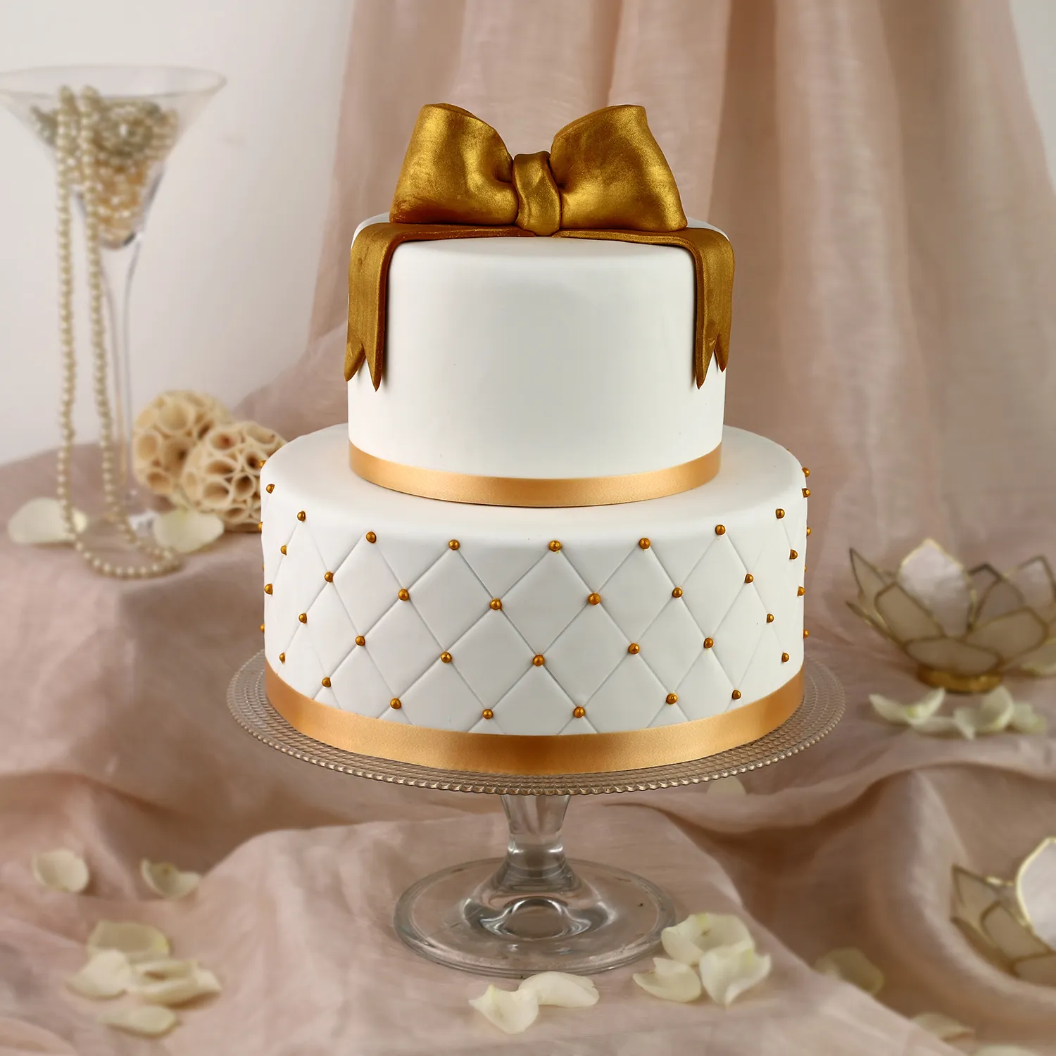 Tiers of Delight: Three-Tiered Wedding Cake - 5Kg