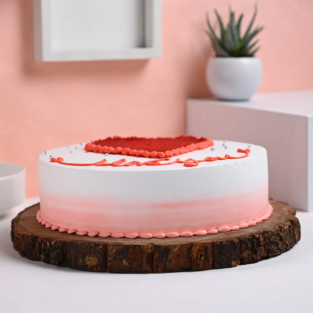 Red Velvet I love You Cake - Image 3