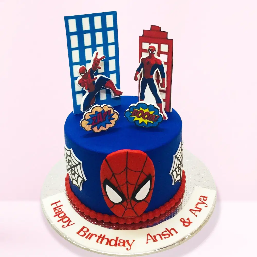 20+Spiderman Birthday Cake Ideas : Fifth Birthday Cake