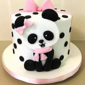 Adorable Panda Cake For Toddler