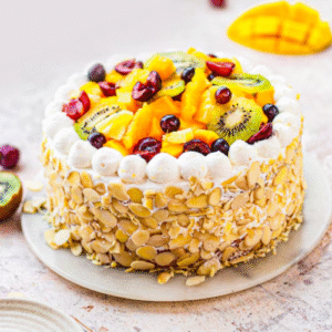 Crunchy and Juicy Fruit Cake
