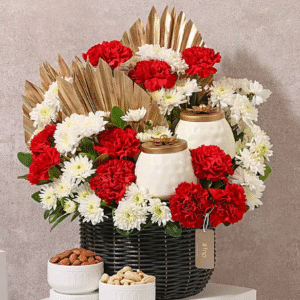 Diwali Bloom N Glow Gift Basket