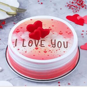 I Love You Chocolate Cake 500gm Eggless