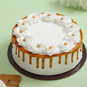 Crunchy Butterscotch Cream Cake Half Kg