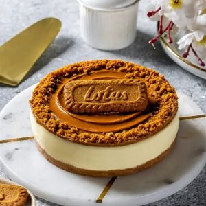 Caramel Lotus Dreamscape Eggless