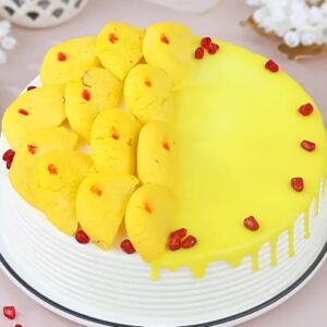 Rasmalai Flavourful Eggless Cream Cake