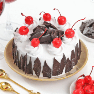 Cherry Swirls Black Forest Cake
