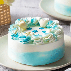 Floral Vanilla Cream Cake Half Kg