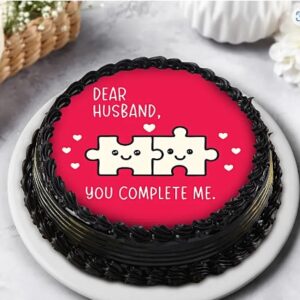 Heartfelt Choco Photo Cream Cake for Him