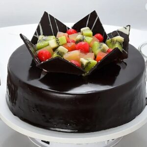Chocolate Fruit Gateau Cake- Half kg