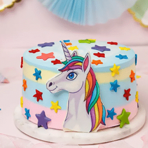 Unicorn Theme Truffle Cake 1 Kg