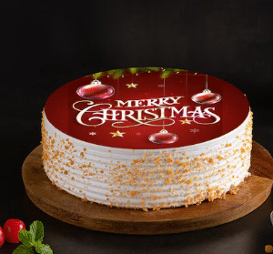 Blissful Butterscotch Christmas Cake