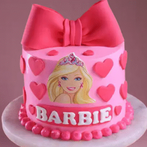 Princess Barbie Bow Cake