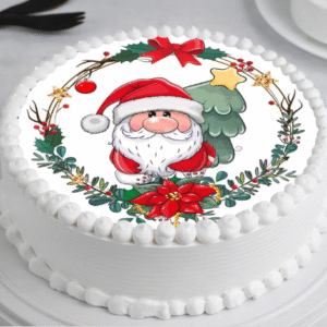 Xmas Santa Poster Cake