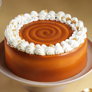 Caramel Glaze Butterscotch Cake