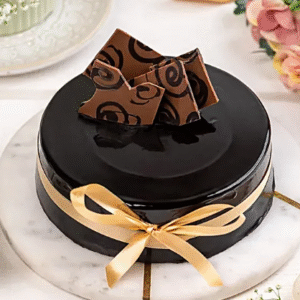Decorated Chocolate Truffle Cake Half Kg