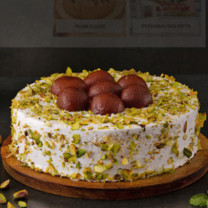 Yummy Gulab Jamun Cake