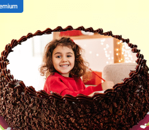 Chocolaty And Crunchy Photo Cake For Kids