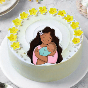 Butterscotch Cream Cake for Mom - Half Kg