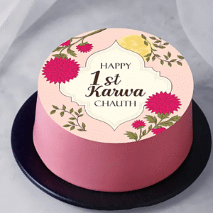 1st Karwa Chauth Chocolate Bento Cake