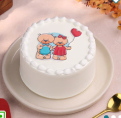Adorable Teddies Photo Bento Cake