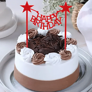 Eggless Black Forest Bento Birthday Cake