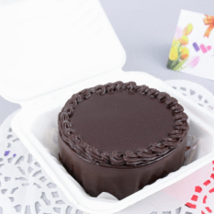 Mini Chocolate Round Shape Cake 300 Gm
