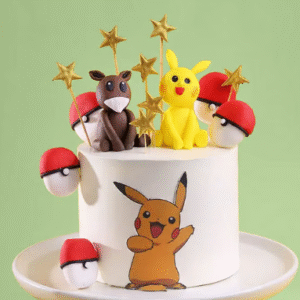 Pikachu Pokemon Themed Cake