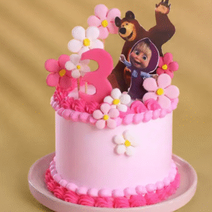 Masha N Bear Pink Perfection Cake