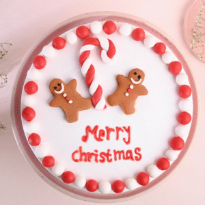 Vibrant Christmas Chocolate Cake