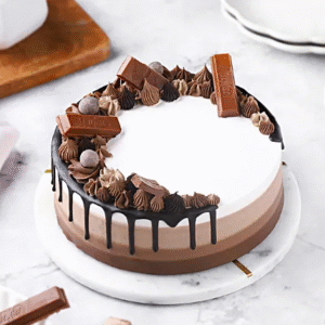 Chocolate Trio Cake- Half Kg