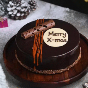 Christmas Wishes Chocolate Truffle Cake