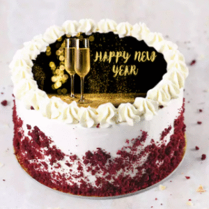 New Year Champagne Cake