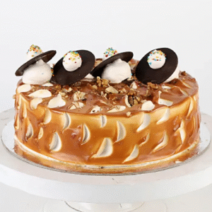 Crunchy Caramel Walnut Cake Half Kg